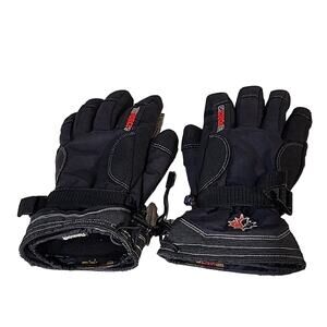 Force 10 Auclair Mens Snowboarding Winter Gloves Black Size P/S